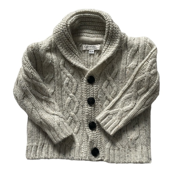 George Button Down Knit Cardigan Sweater - Picture 1 of 5